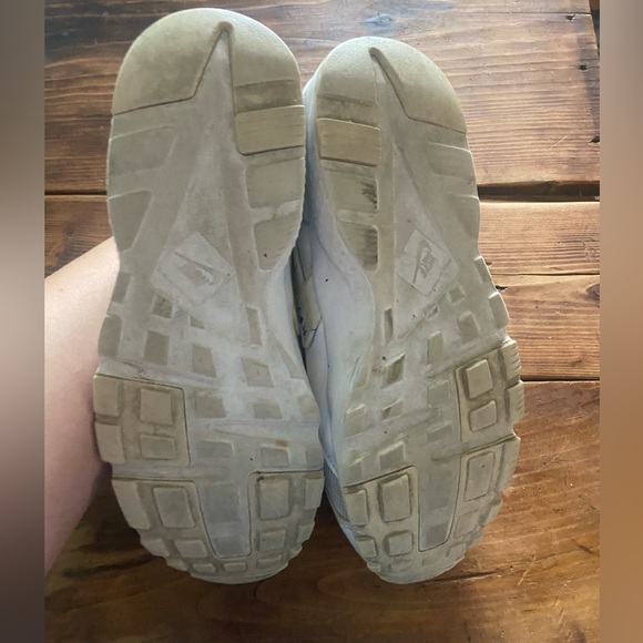 Nike Air Huarache 7 paint splatter youth sneakers unisex laced low tops custom - Picture 6 of 9